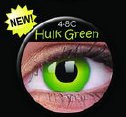 Hulk Green - spalvoti lęšiai Crazy Lens