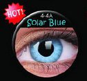 Solar Blue - spalvoti lęšiai Crazy Lens